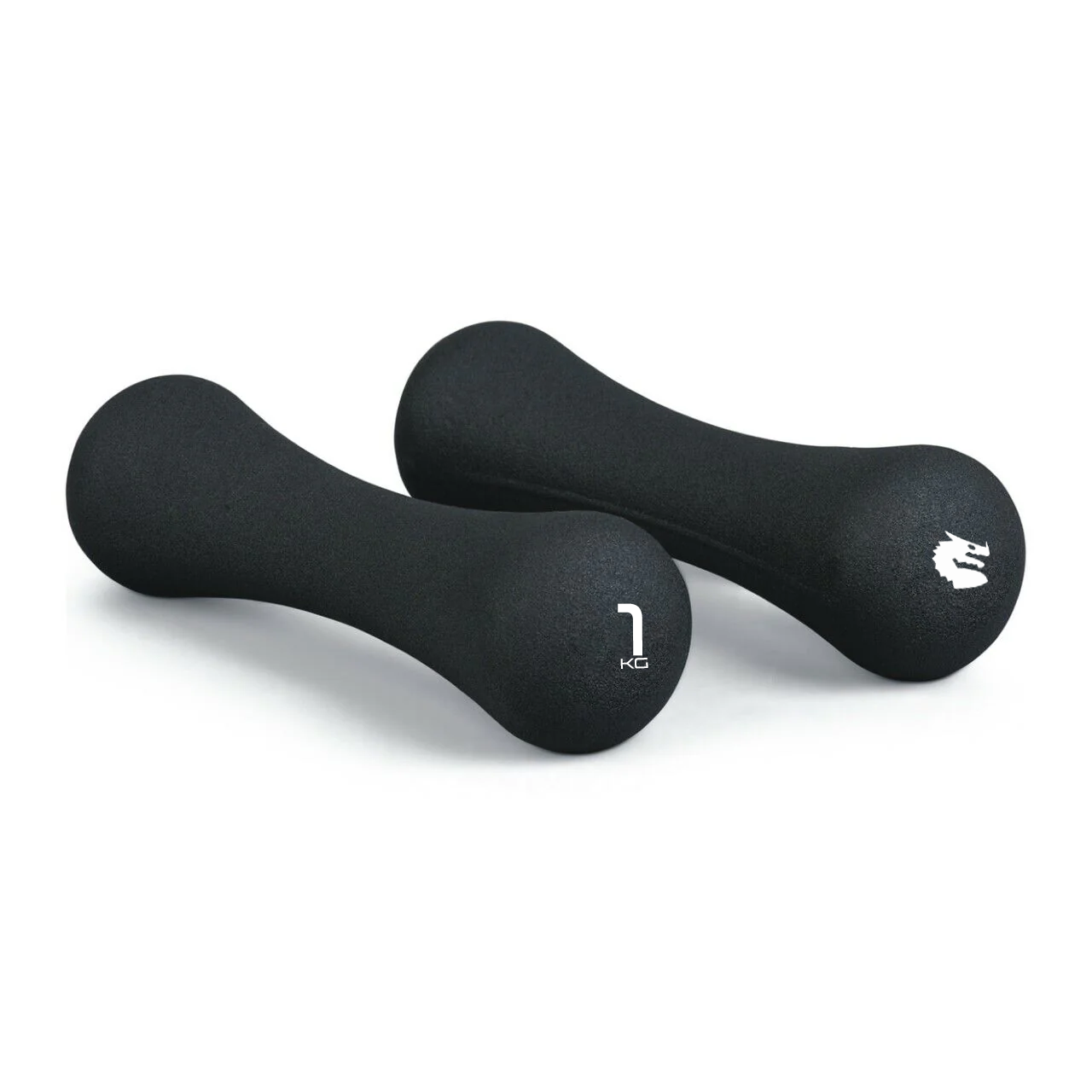 Morgan Neoprene Bone Shape Dumbbells – PAIR (1-4kg)