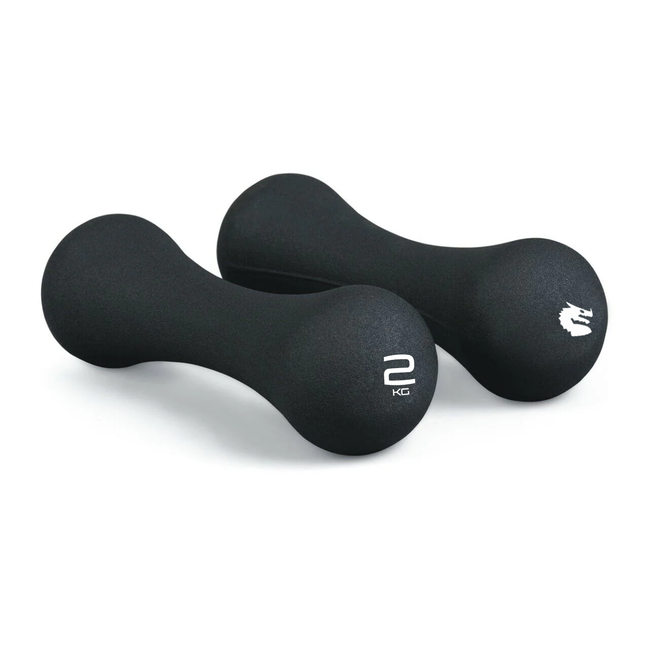 Morgan Neoprene Bone Shape Dumbbells – PAIR (1-4kg)