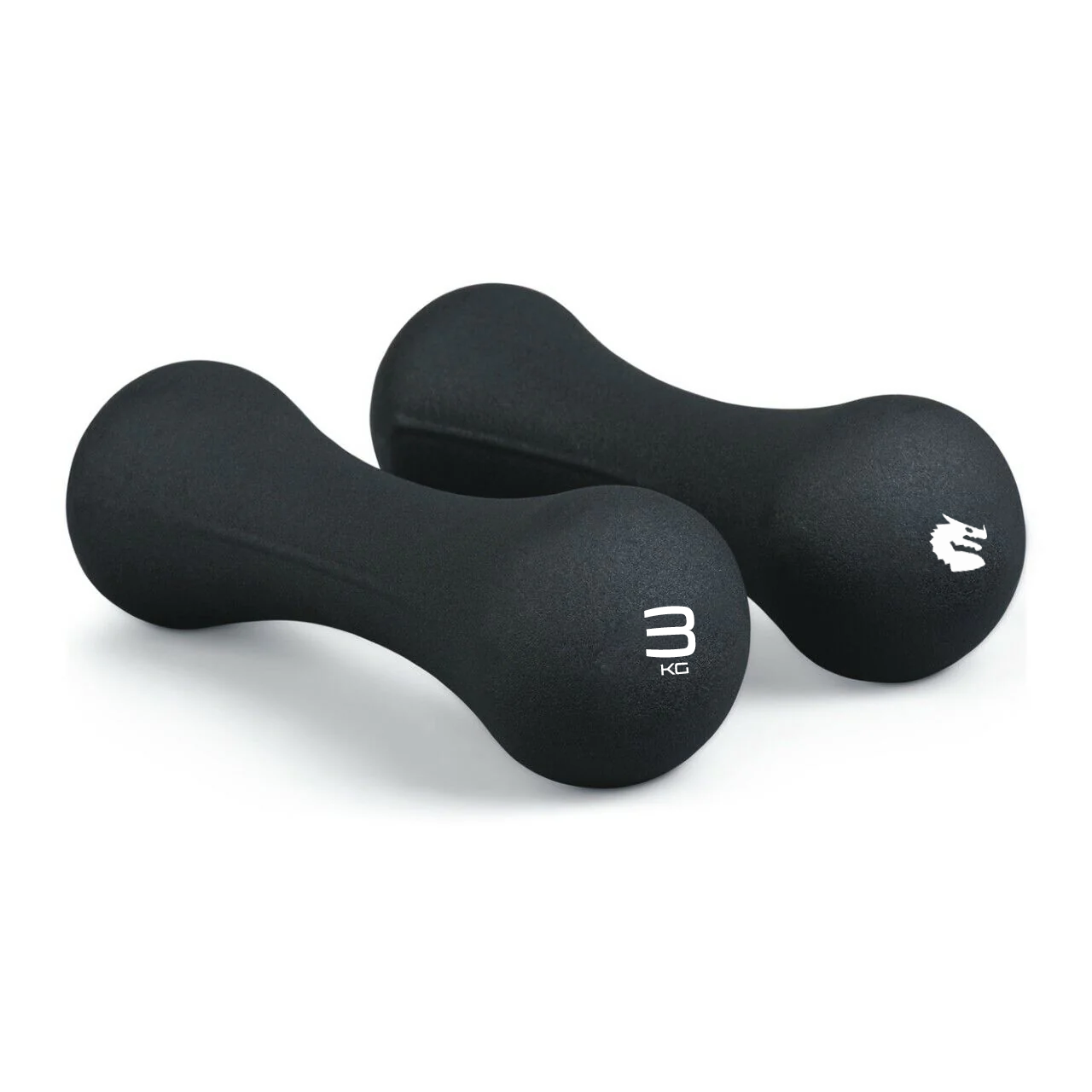 Morgan Neoprene Bone Shape Dumbbells – PAIR (1-4kg)